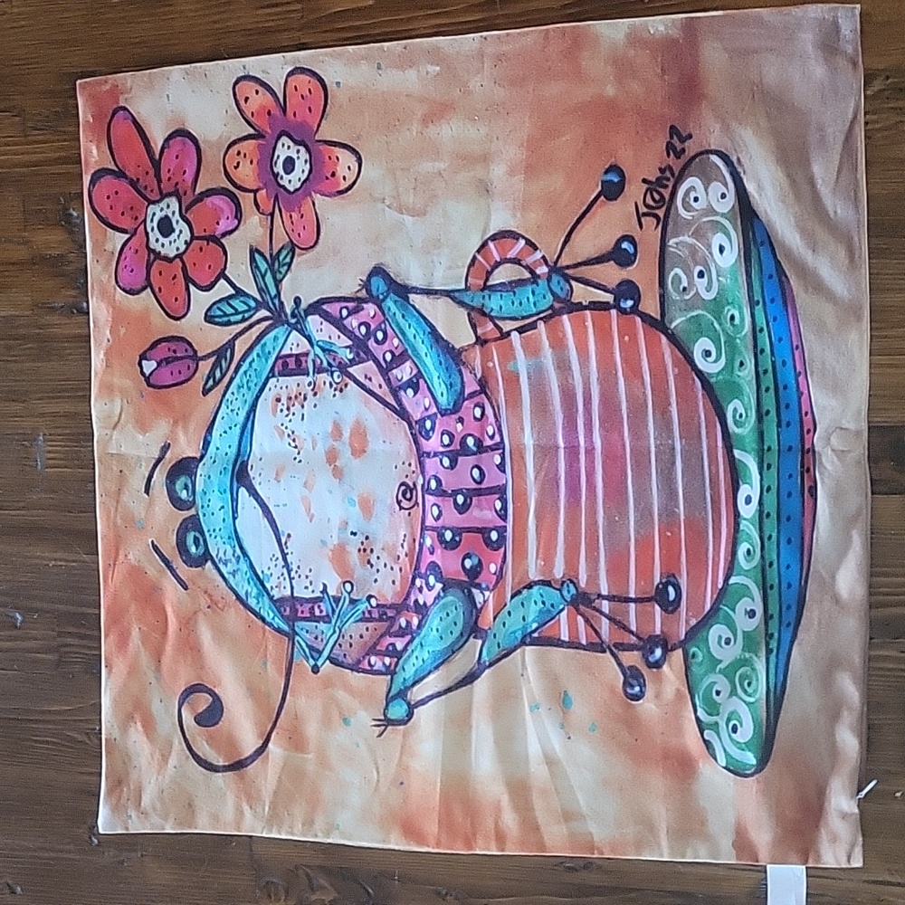 Frog in Teacup Pillowcase